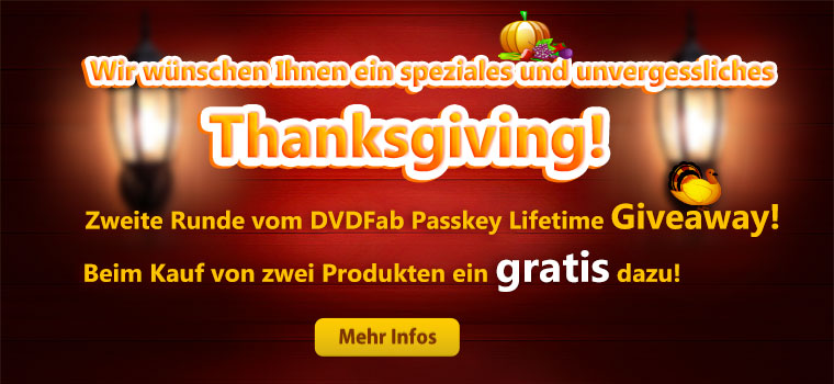 Deutsche-Politik-News.de | DVDFab Thanksgiving Aktion 2015